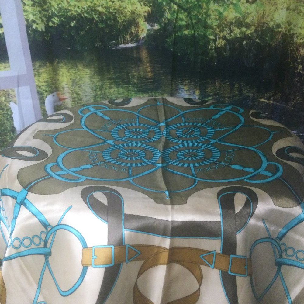 Stunning designer inspired square scarf